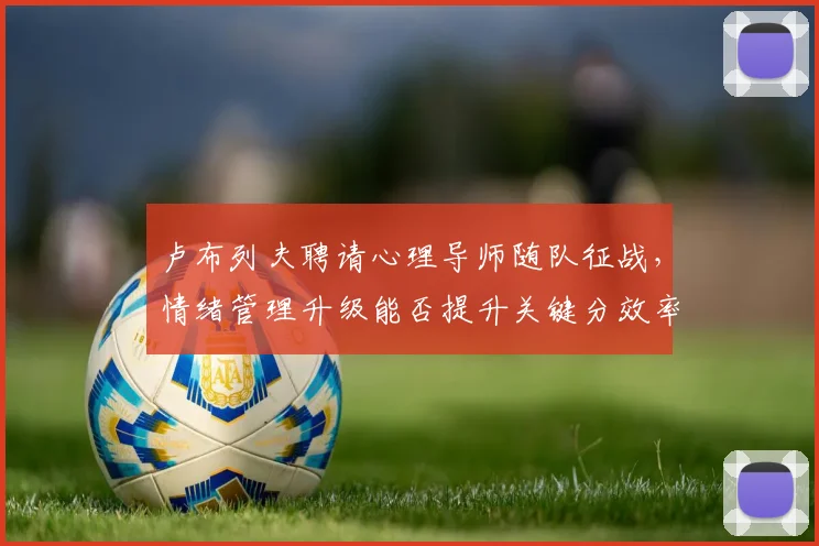 卢布列夫聘请心理导师随队征战,情绪管理升级能否提升关键分效率?
