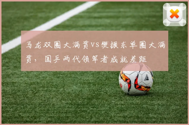 马龙双圈大满贯vs樊振东单圈大满贯,国乒两代领军者成就差距